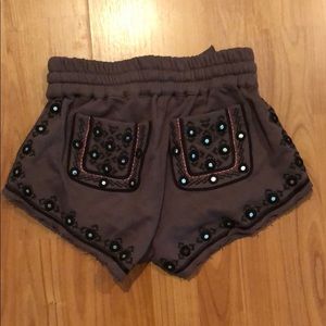 NWOT FP One embroidered shorts